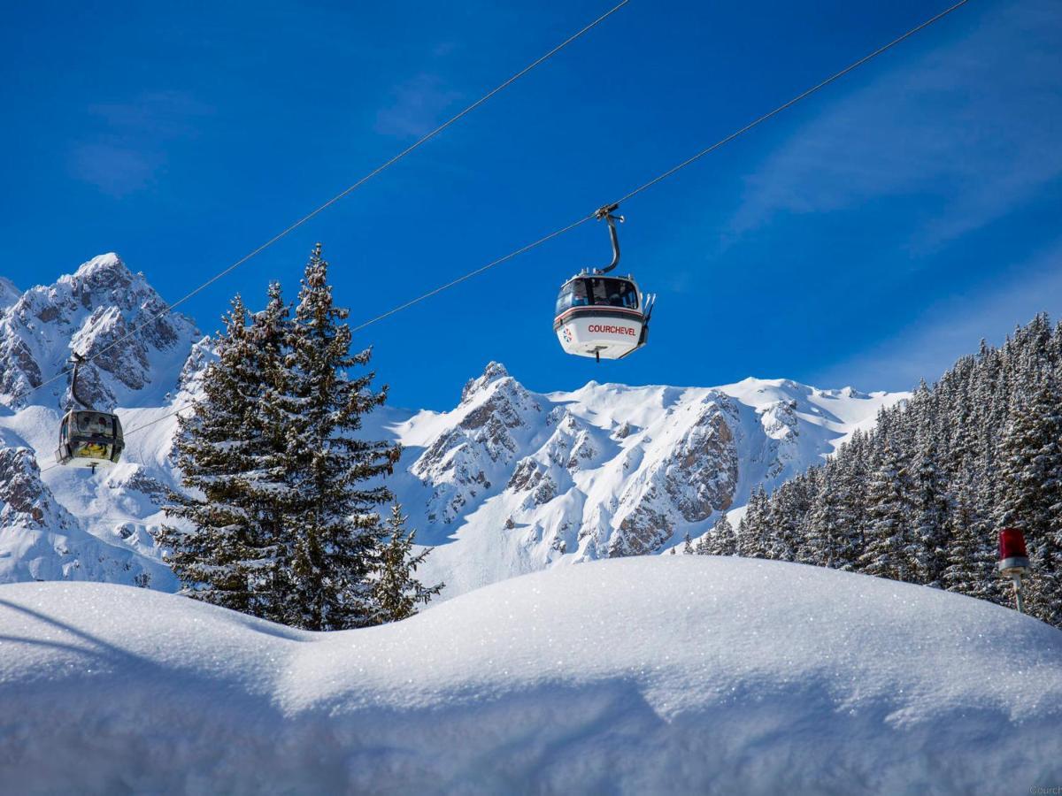 Studio Pour 2 Avec Skis Aux Pieds Et Parking A Courchevel 1850 - Fr-1-575-175 Daire Dış mekan fotoğraf